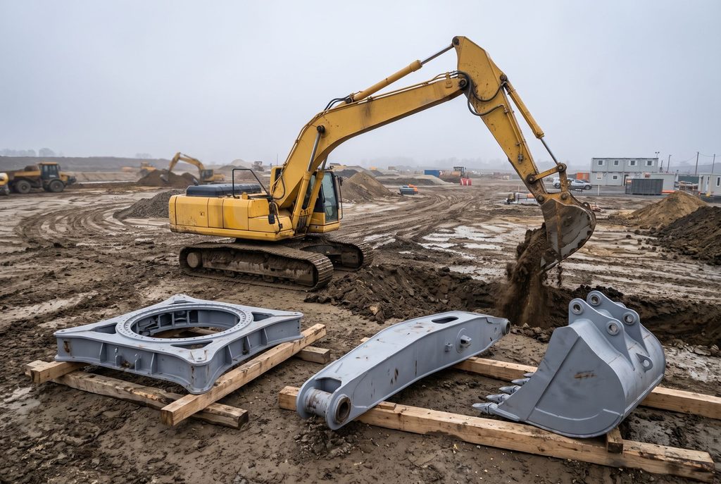 Maschinenrahmen für Baumaschinen