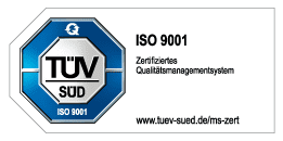 Zertifikat DIN EN ISO 9001:2015