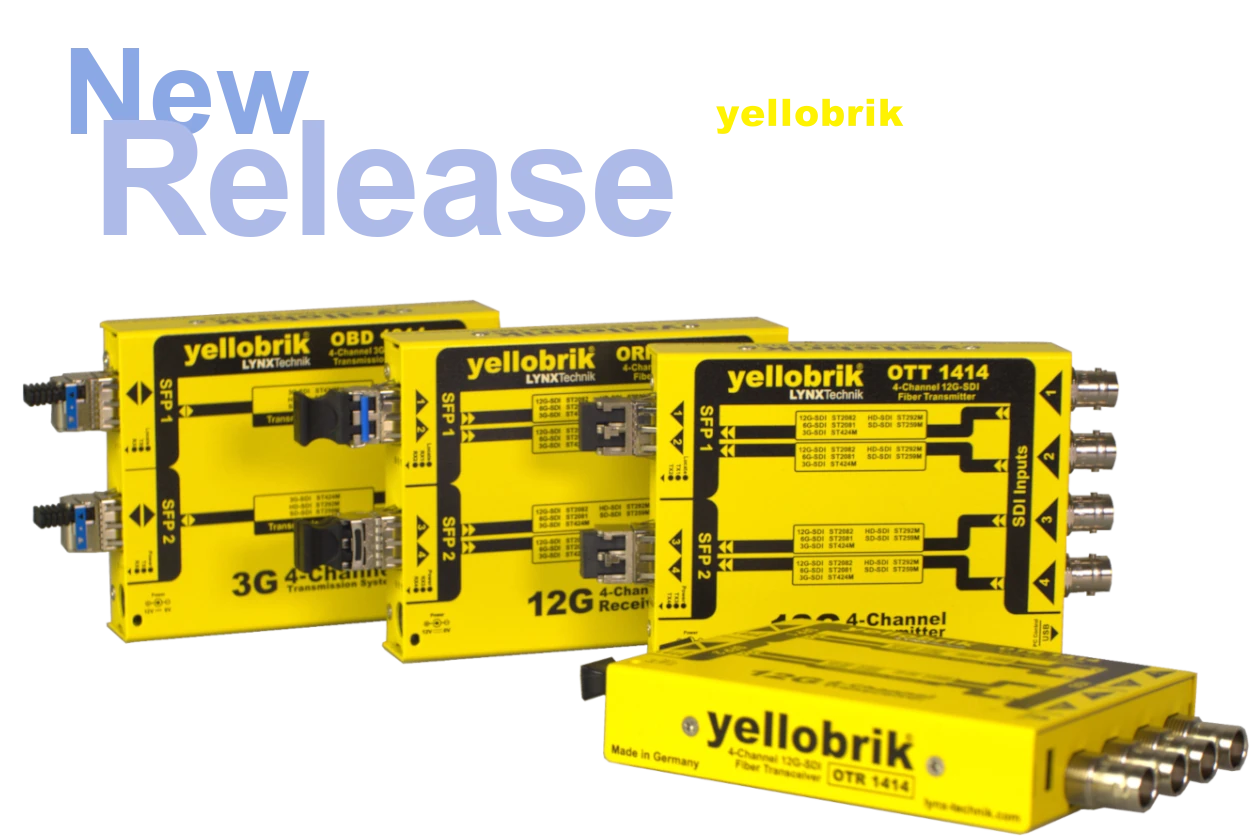 4-Channel yellobrik Fiber Converter