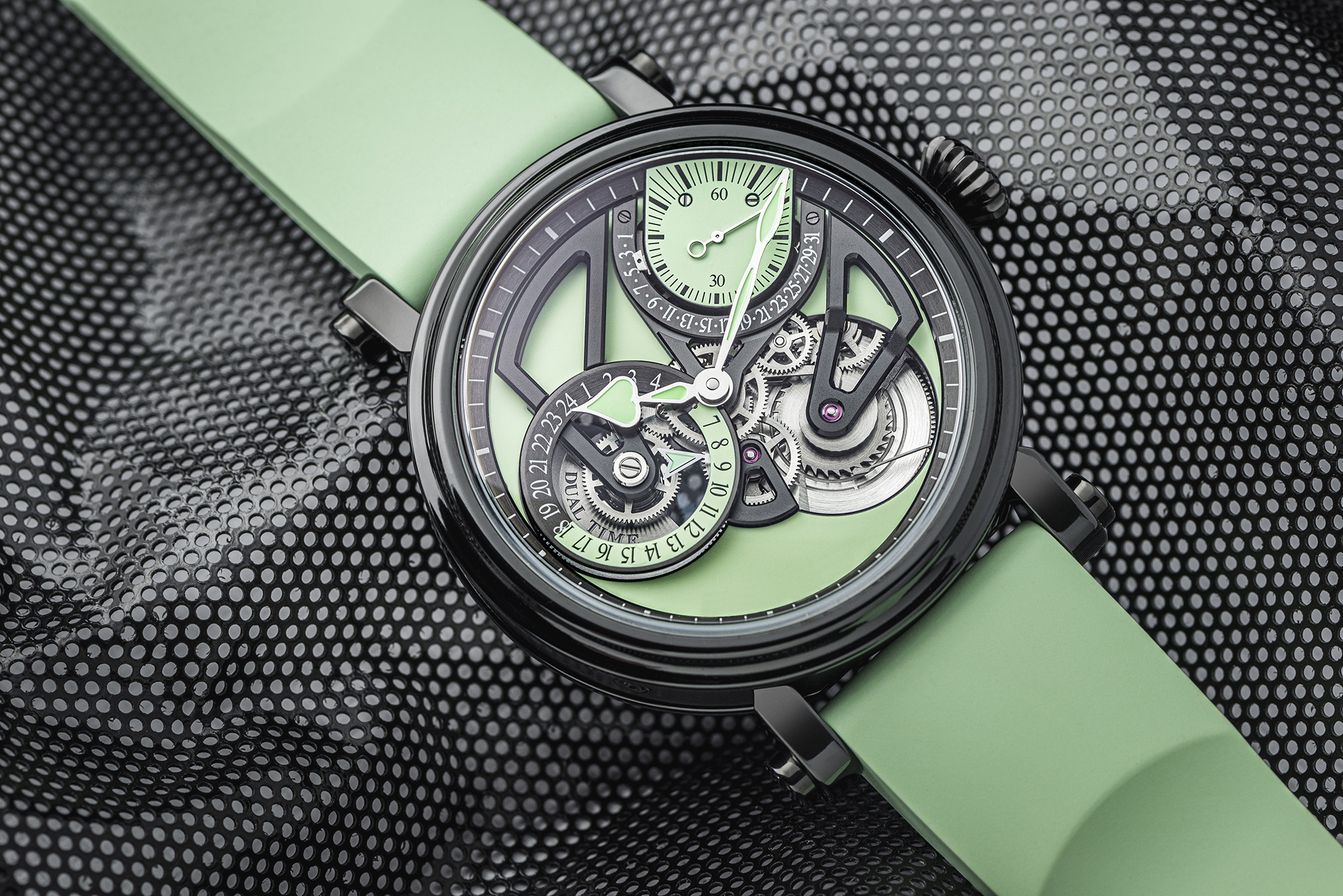 Komplettuhr aus Haute-Horlogerie-Fertigung