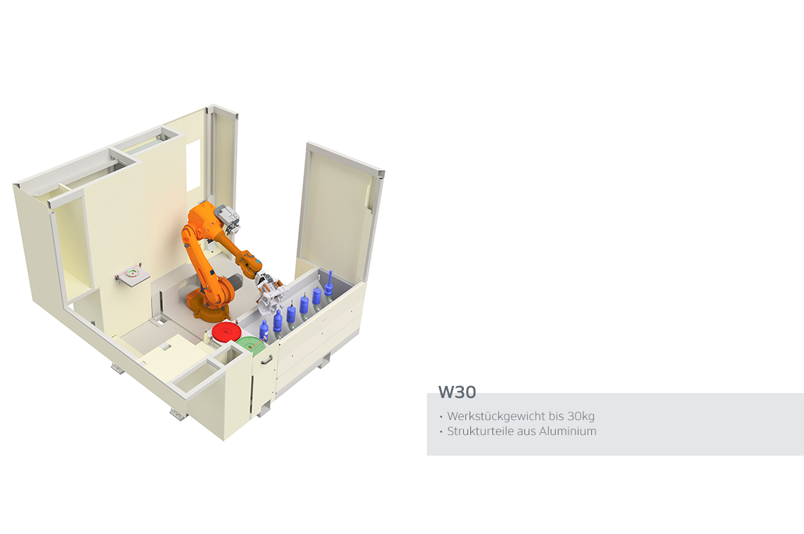 Roboter-Entgratzelle W30