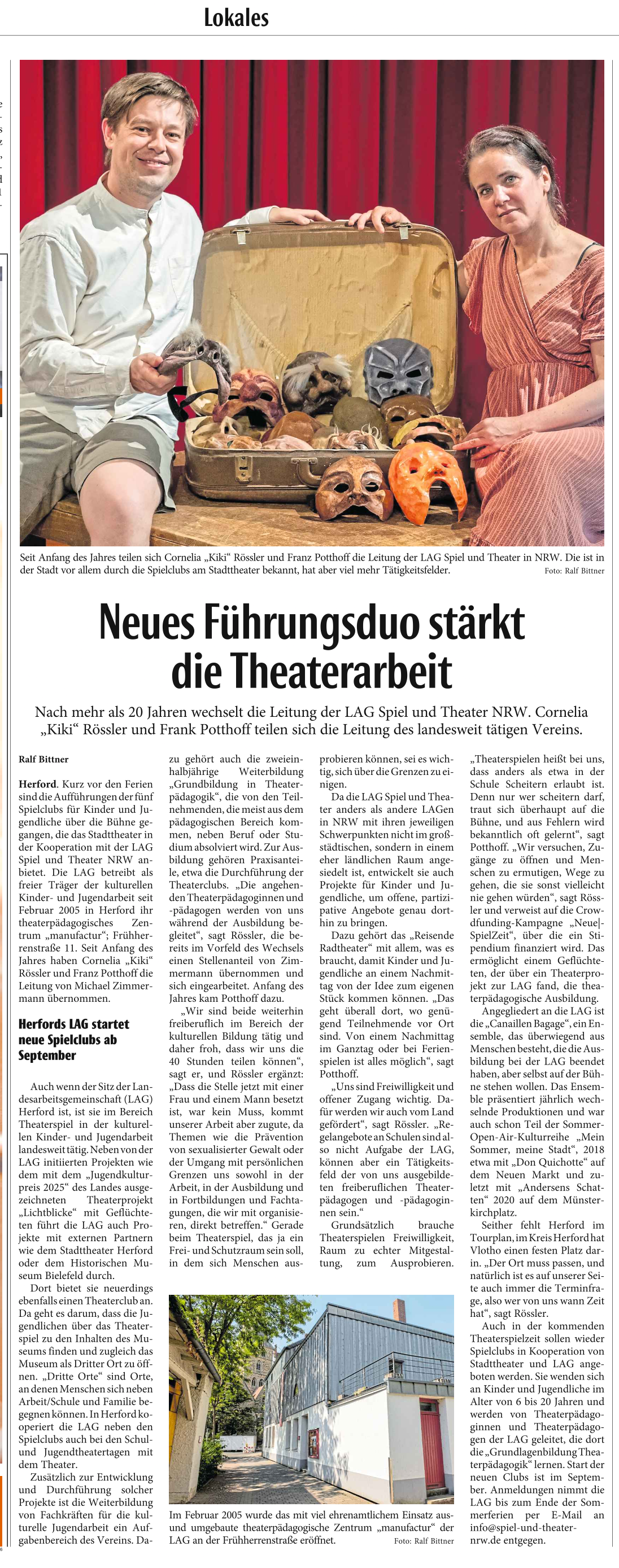 Bericht Neue Westfälische, 11. August 2026