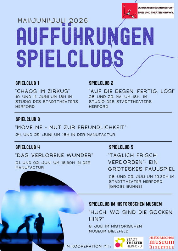 Theateraufführung „Hinterm Vorhang“