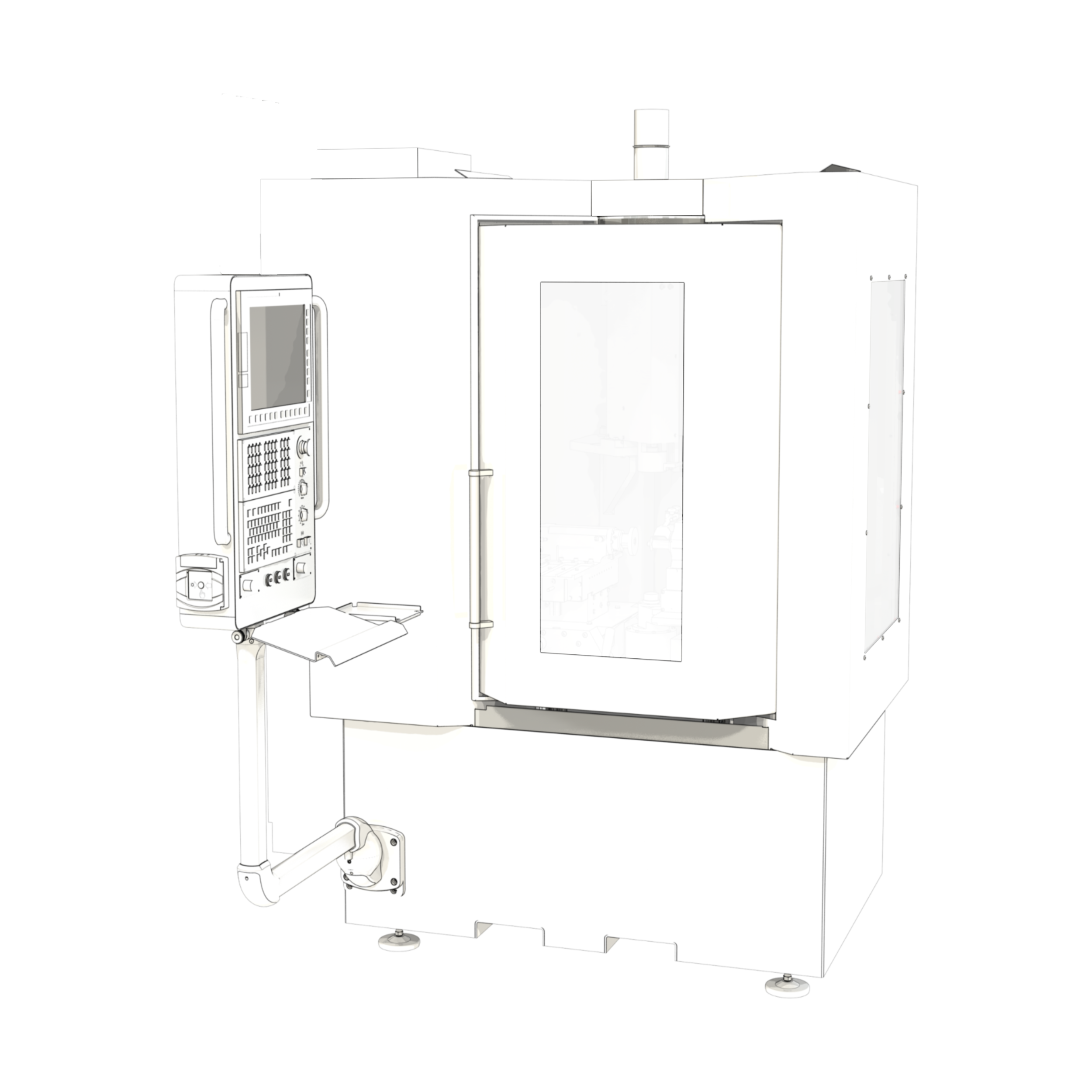 Werkzeugmaschine (Rendering)