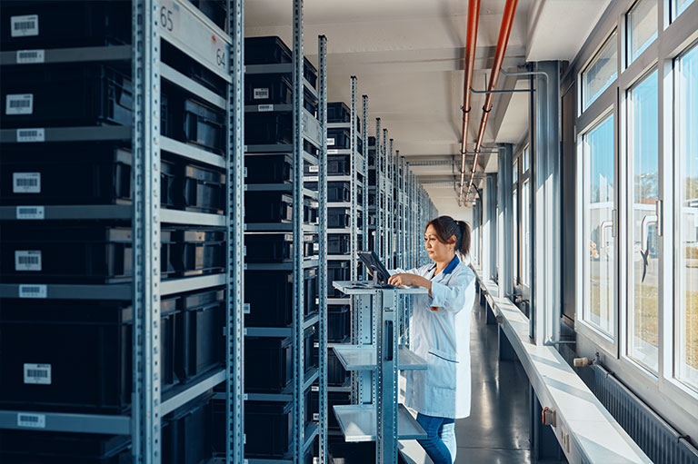 Barcode und Software zur Rückverfolgbarkeit