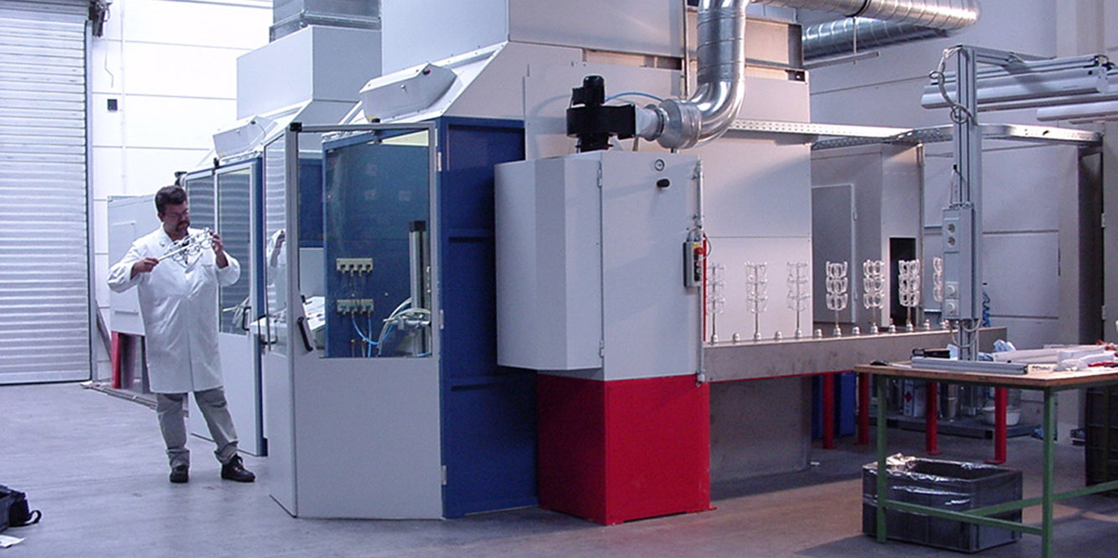 Spindellackieranlage