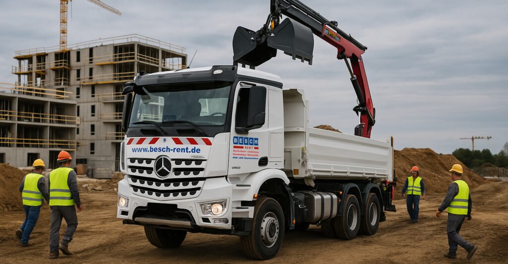 LKW mit Ladekran