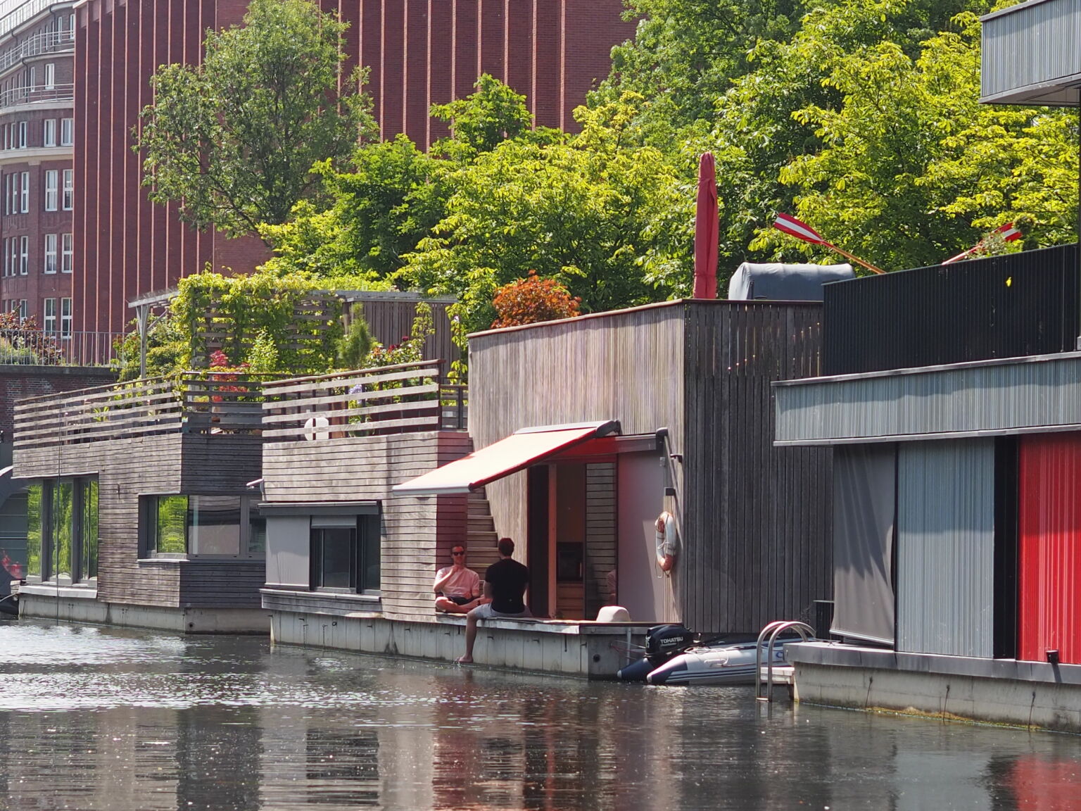 Freizeit in Hamburg auf dem Wasser
