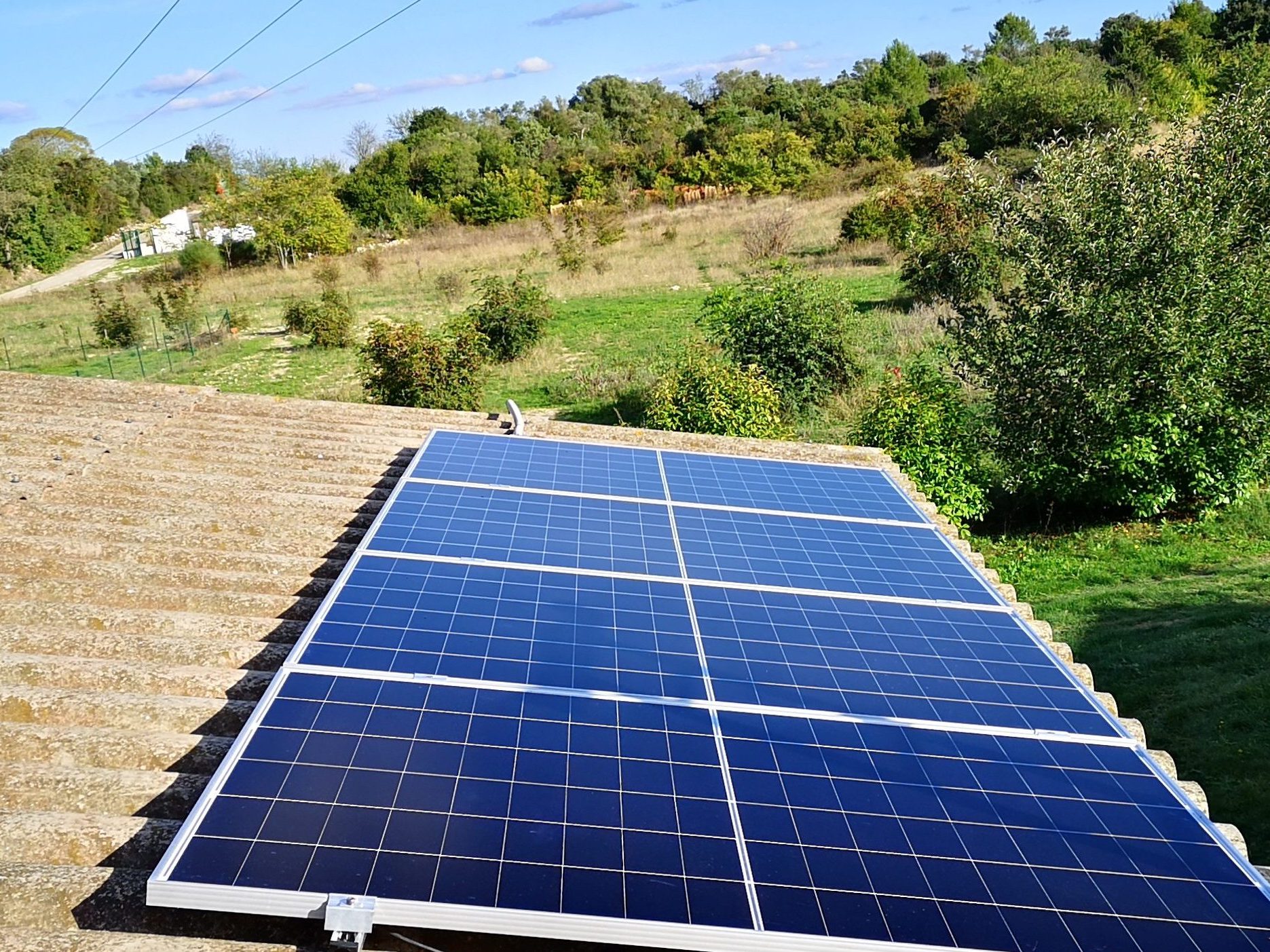 Ausgeführte Solarinstallation