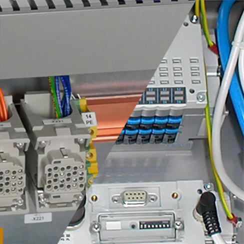 Elektrische und pneumatische Steuerung