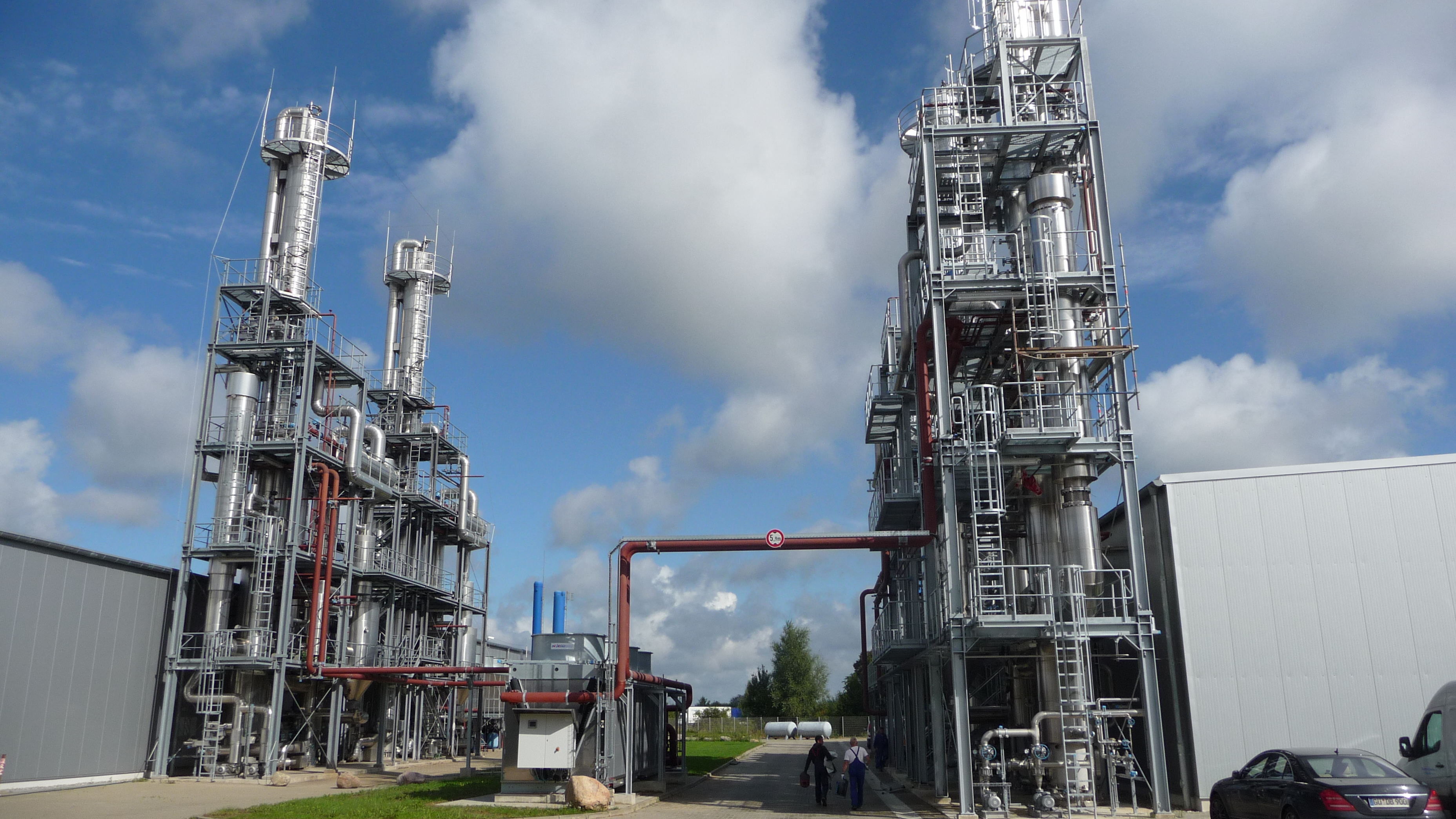 Stahlbaukonstruktion Industriebau