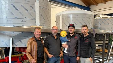 Familie Vetter am Sudhaus