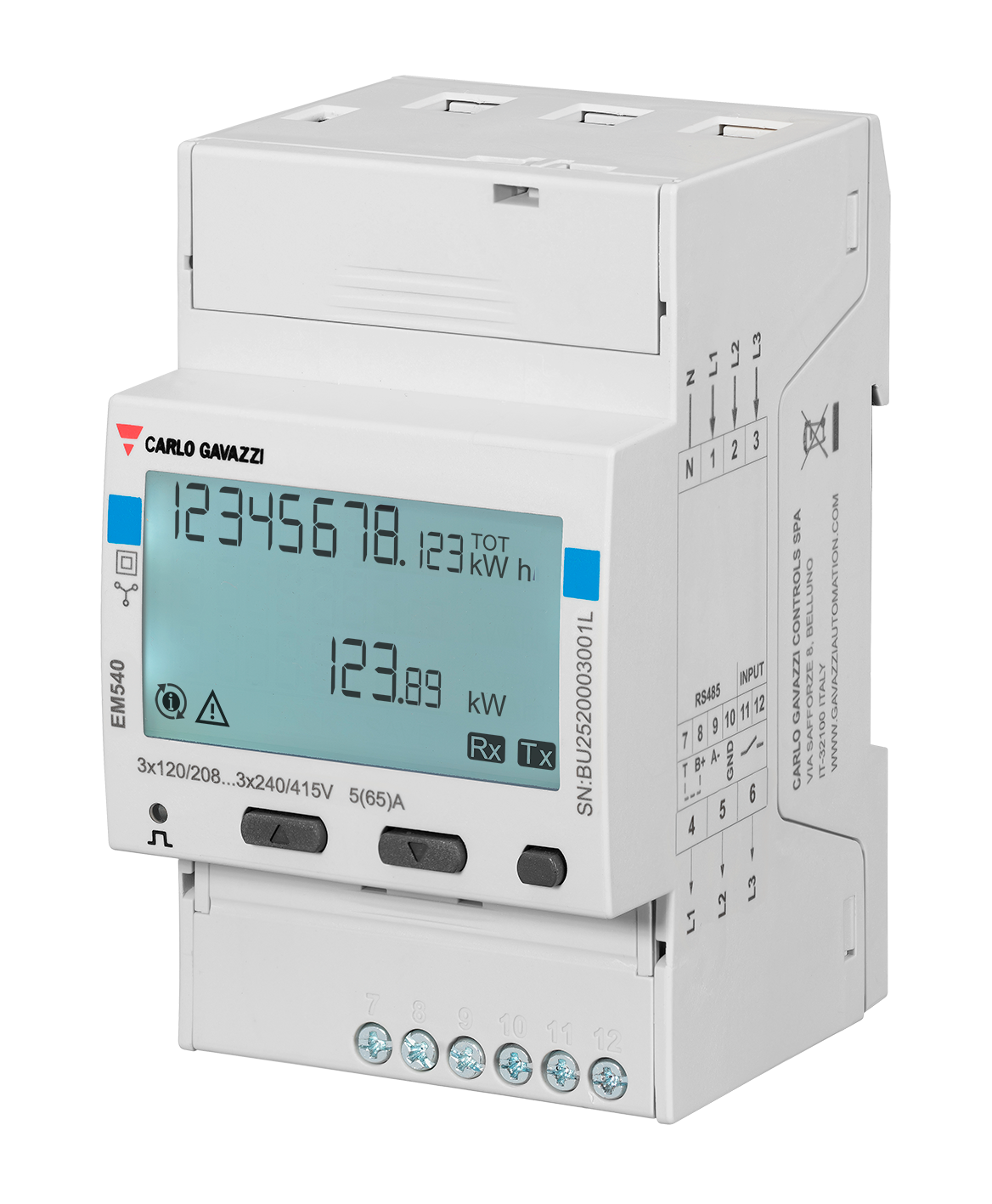 Dreiphasiger Energieanalysator EM540