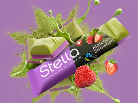 Tafelschokolade Matcha Strawberry Ube
