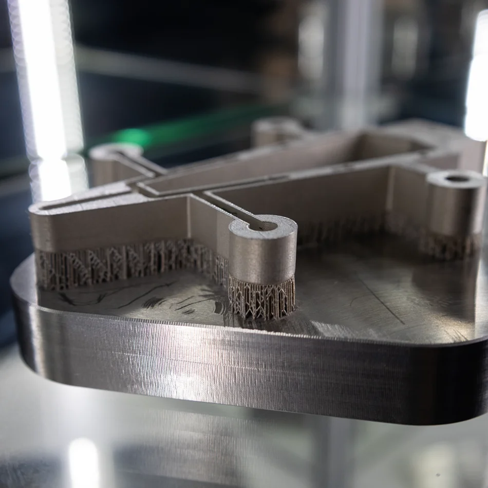 Metallbauteil aus dem 3D-Drucker