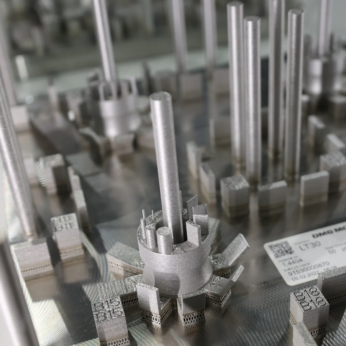 3D-gedrucktes Metallteil