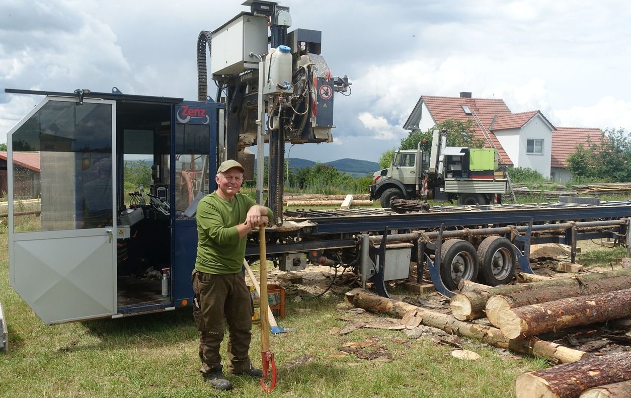 Impression aus dem Sägewerk