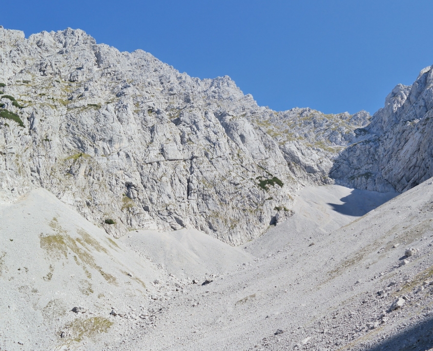 Gebirge als Ursprung von Kies