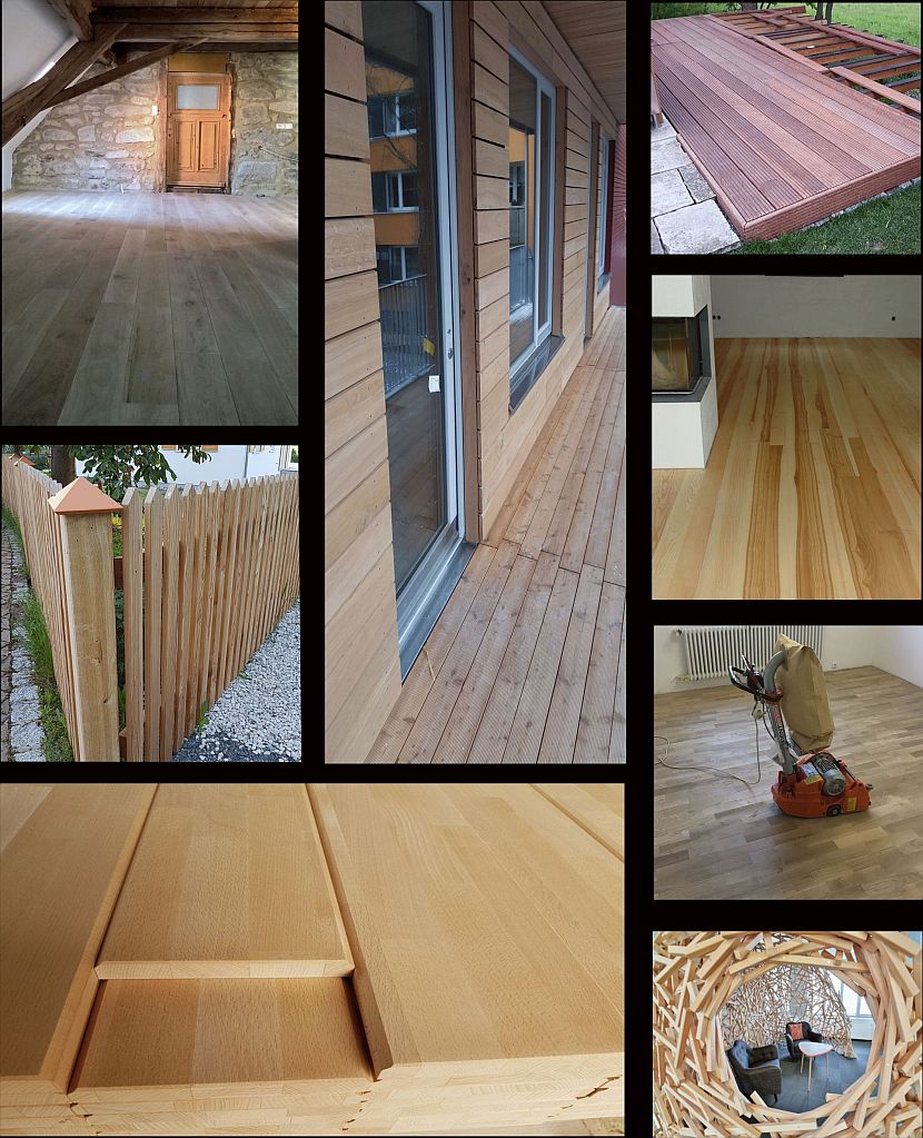 Holzprodukte aus eigener Herstellung