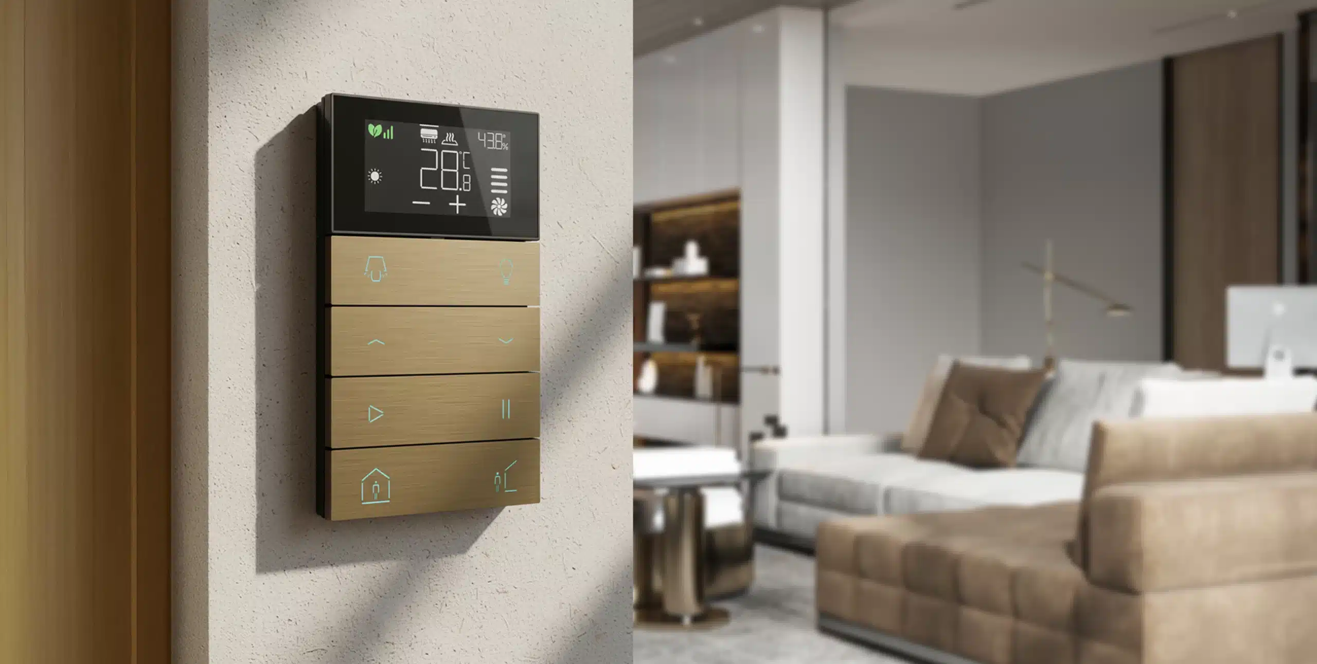 Eclipse Thermostatic Push Button
