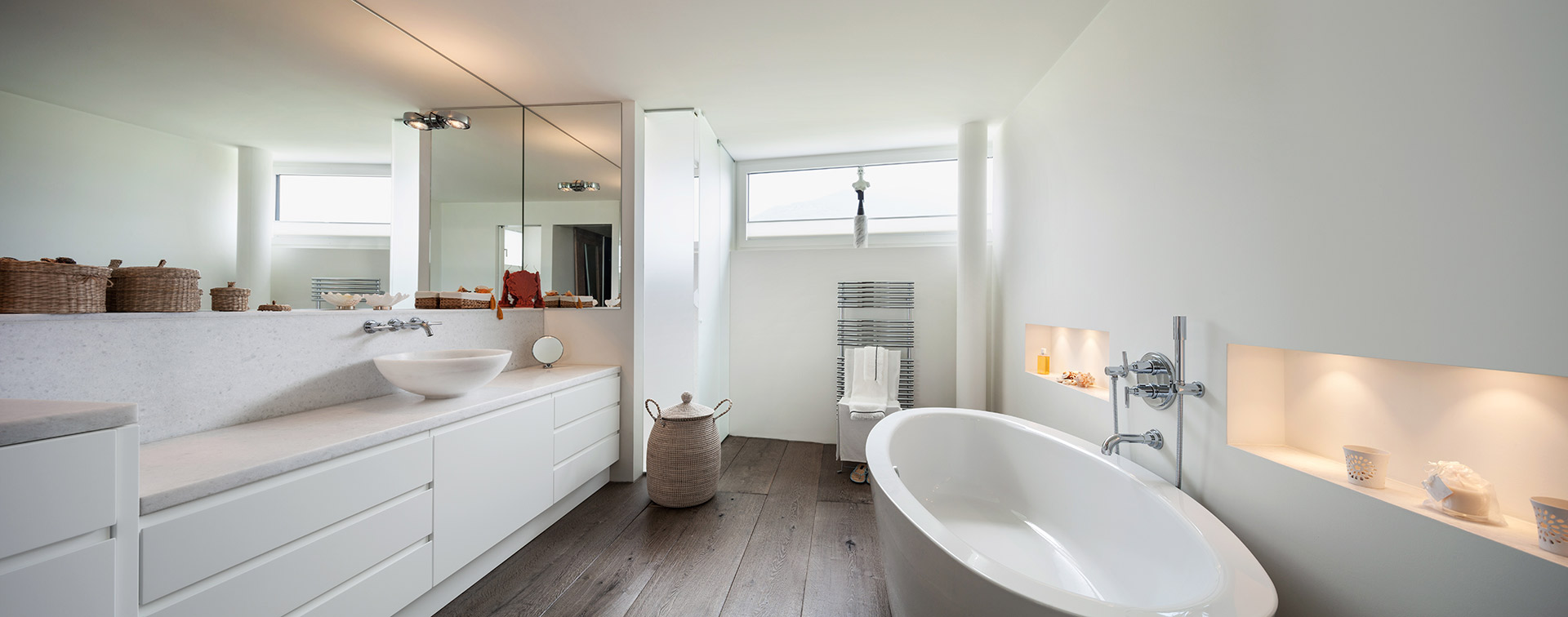 Einzel-/Badezimmermöbel aus Massivholz