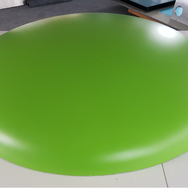 3D-Struktur mit 0,2 mm GFK-Decklage