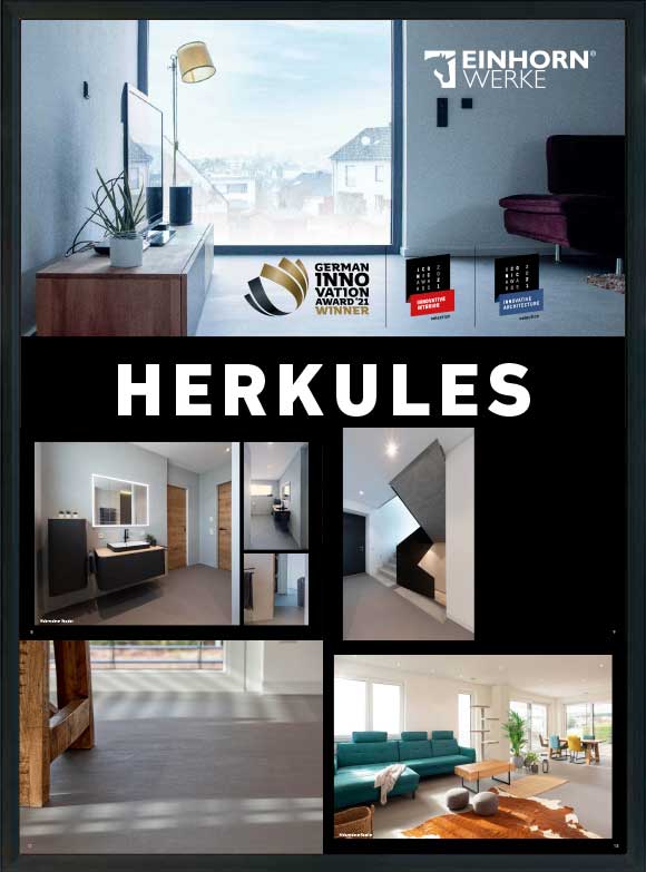 Referenz fugenlose Oberflächen mit Herkules