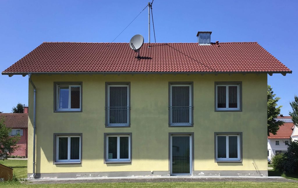 Fassade vor der Ausführung