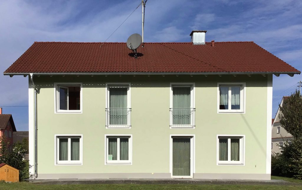 Fassade nach der Ausführung