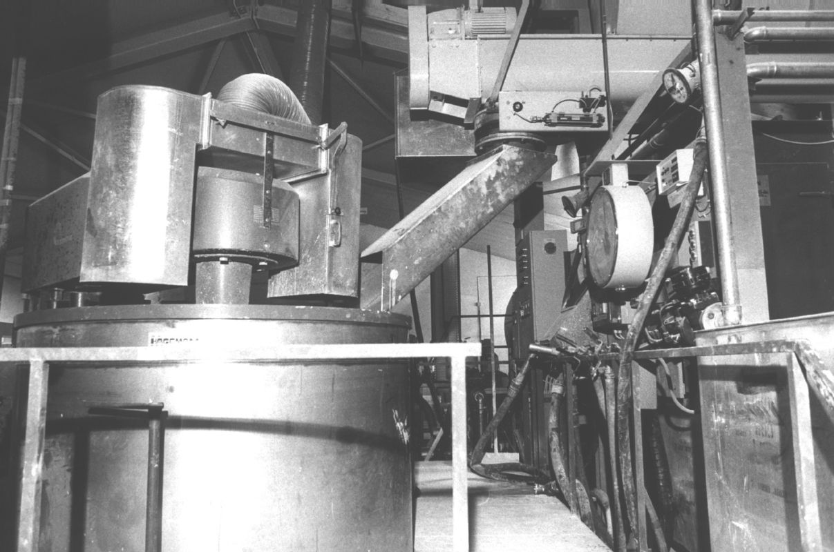 Rührwerk in der Farbproduktion in Enger