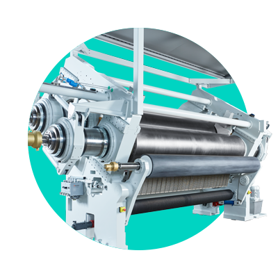 Melt Roll Calender mit Extrusion