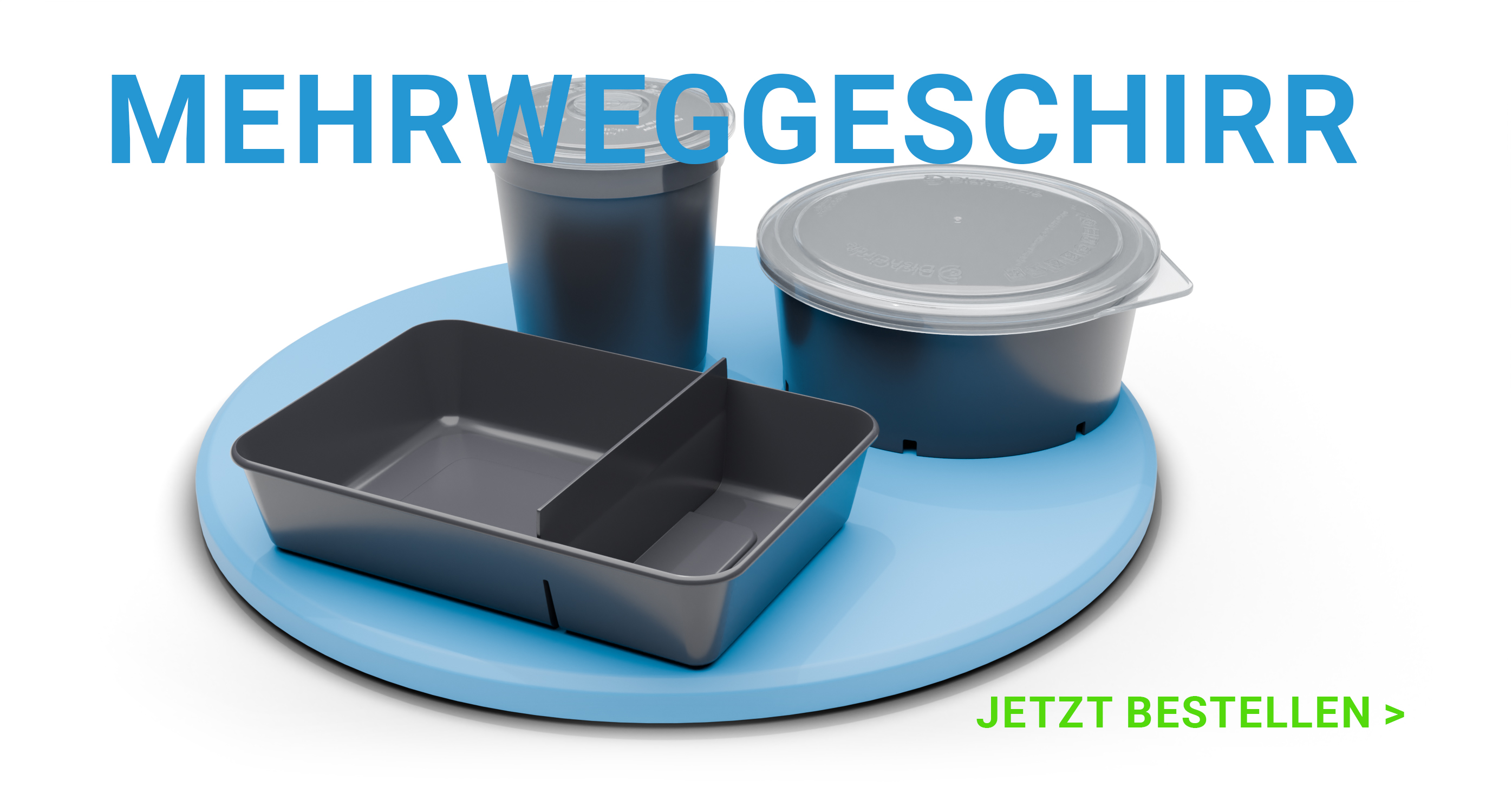 Mehrweggeschirr-Sortiment