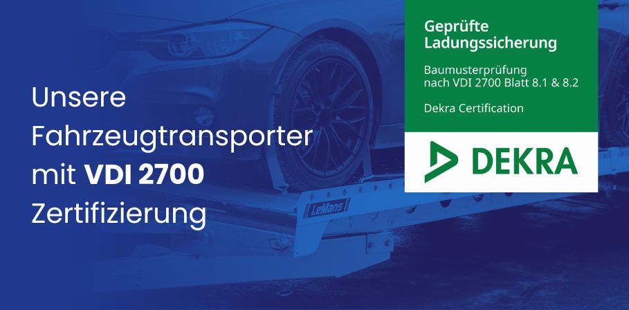 VDI-Zertifizierung Ladungssicherung