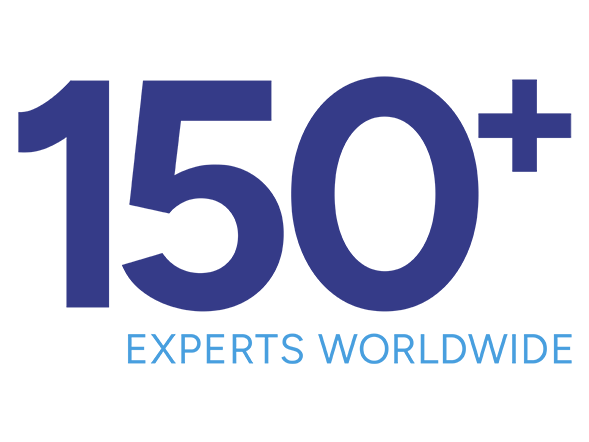 Globales Team von 150+ Fachkräften