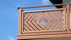Leeb-Balkon aus Holz oder Aluminium