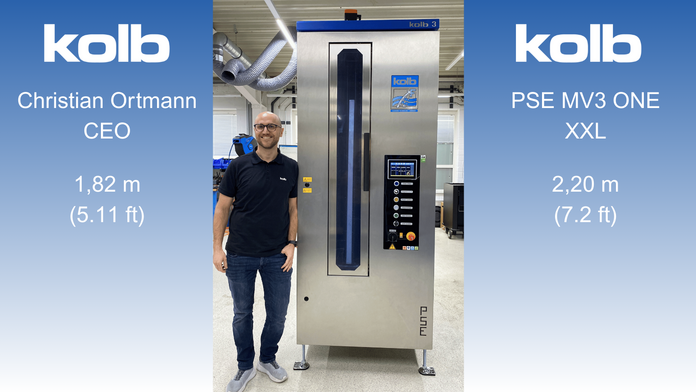 kolb liefert eines der größten Reinigungssysteme (PSE MV3 One XXL)