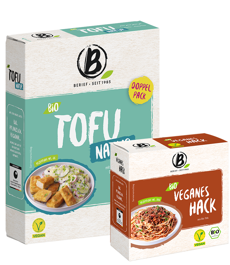 Bio-Tofu Natur und Geräuchert