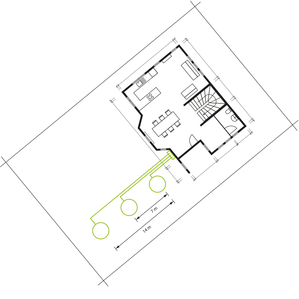 Planung, Grundriss