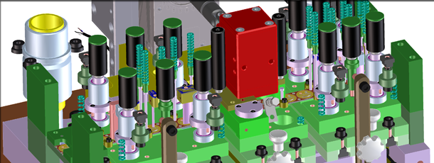 CAD-Konstruktion eines Werkzeugs (Detail)