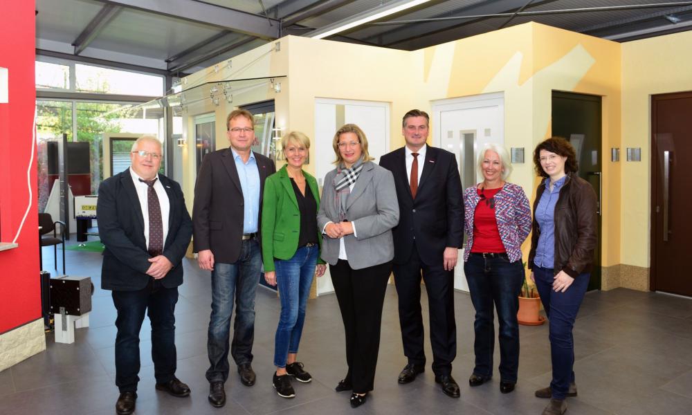 Besuch der Wirtschaftsministerin Anke Rehlinger – Vorzeigeunternehmen im