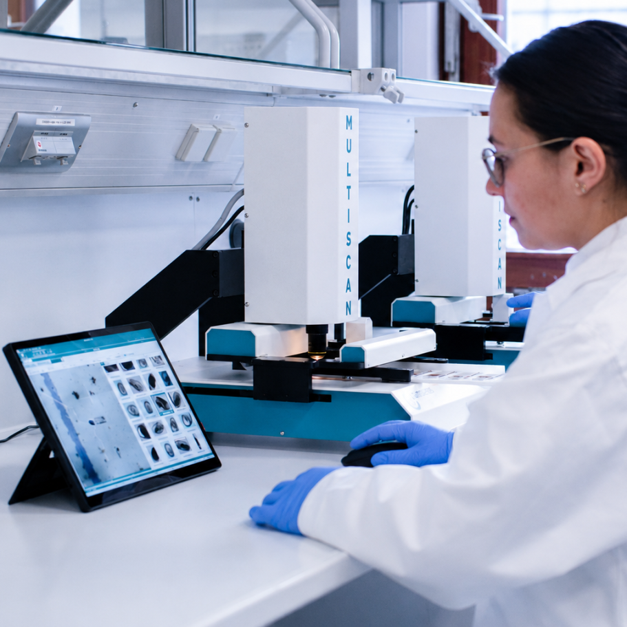 Multiscan-Scanner für automatisierte Mikroskopie