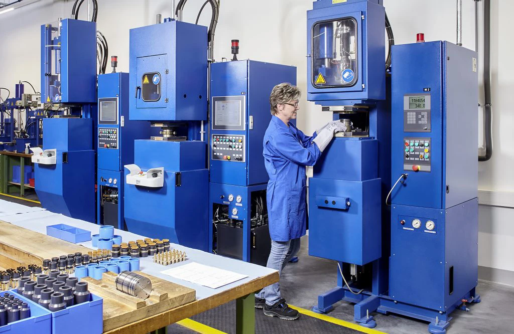 Elastomer-Gussbauteil