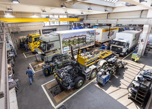 Werkstattservice Lastwagen
