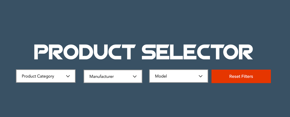 Product Selector – Auswahl passender Gummiketten