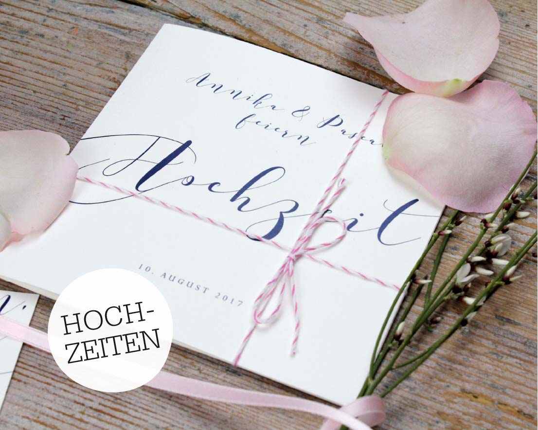 Hochzeitspapeterie