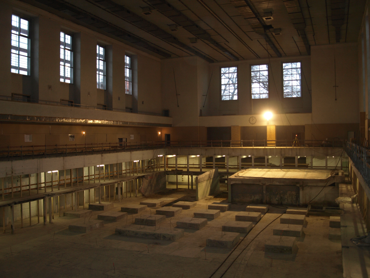 Schwimmhalle Finckensteinallee – Vermessung