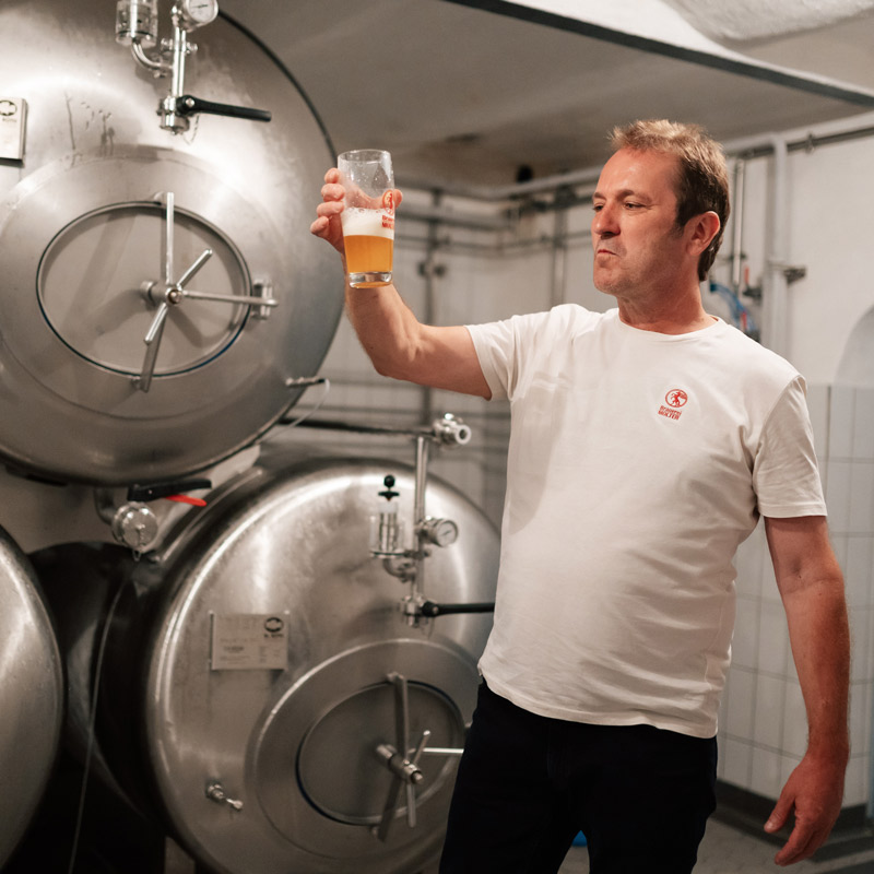 Bio-Bier aus historischer Brauerei