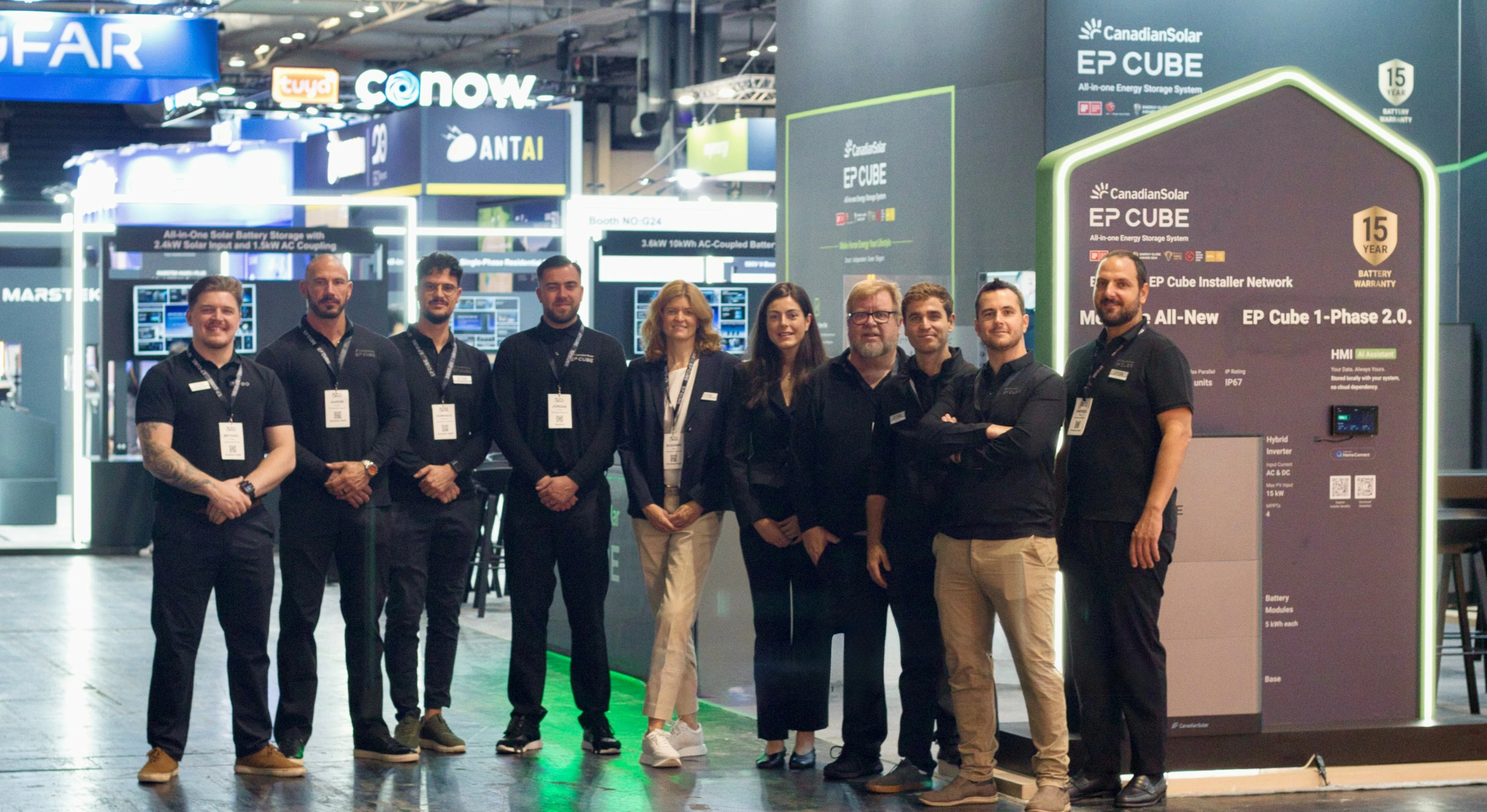 EP Cube Team at Solar & Storage Live UK 2026