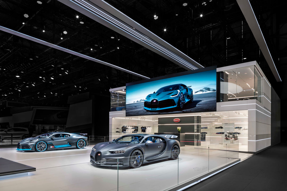 Messestand Supersportwagen, Genf