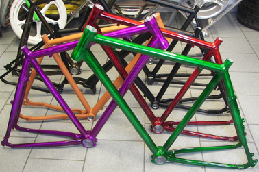 Pulverbeschichtete Bauteile